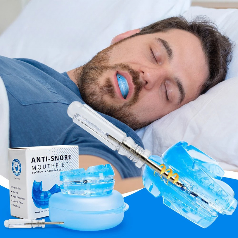Adjustable BPA-Free Snoring Mouth Guard for Better Sleep