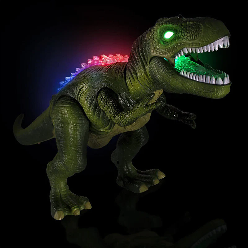 Remote Control Walking Roaring LED Dinosaur Toy