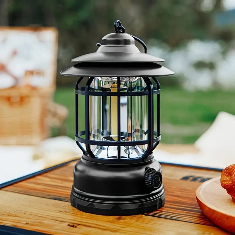 Dimmable Retro Glow Camping Lantern Lamp