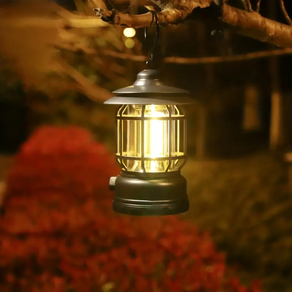Dimmable Retro Glow Camping Lantern Lamp