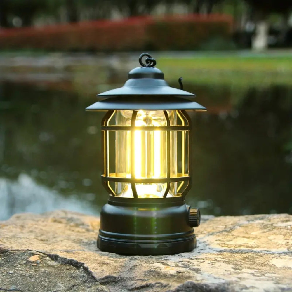 Dimmable Retro Glow Camping Lantern Lamp