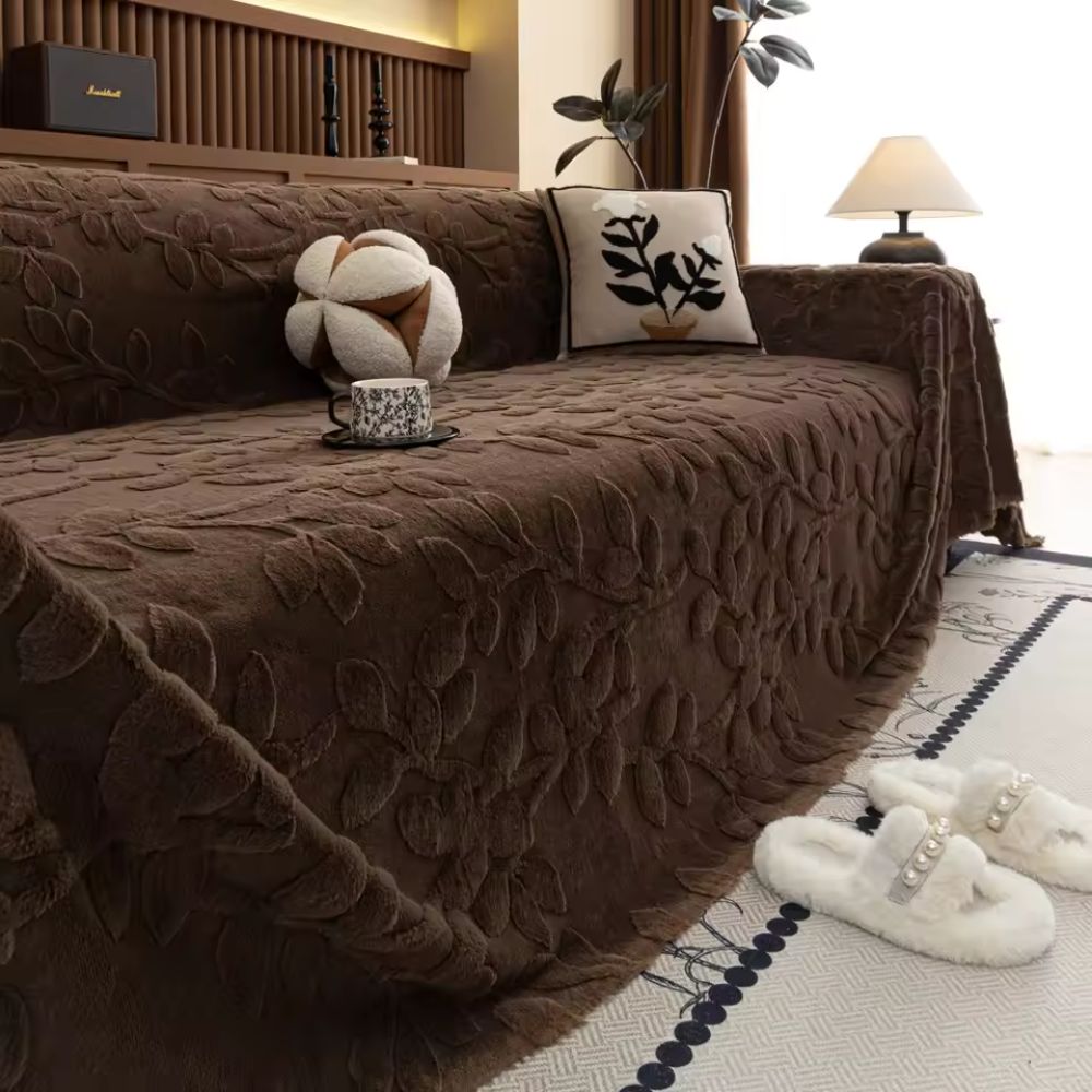 Soft Microfiber Floral Sofa Cover