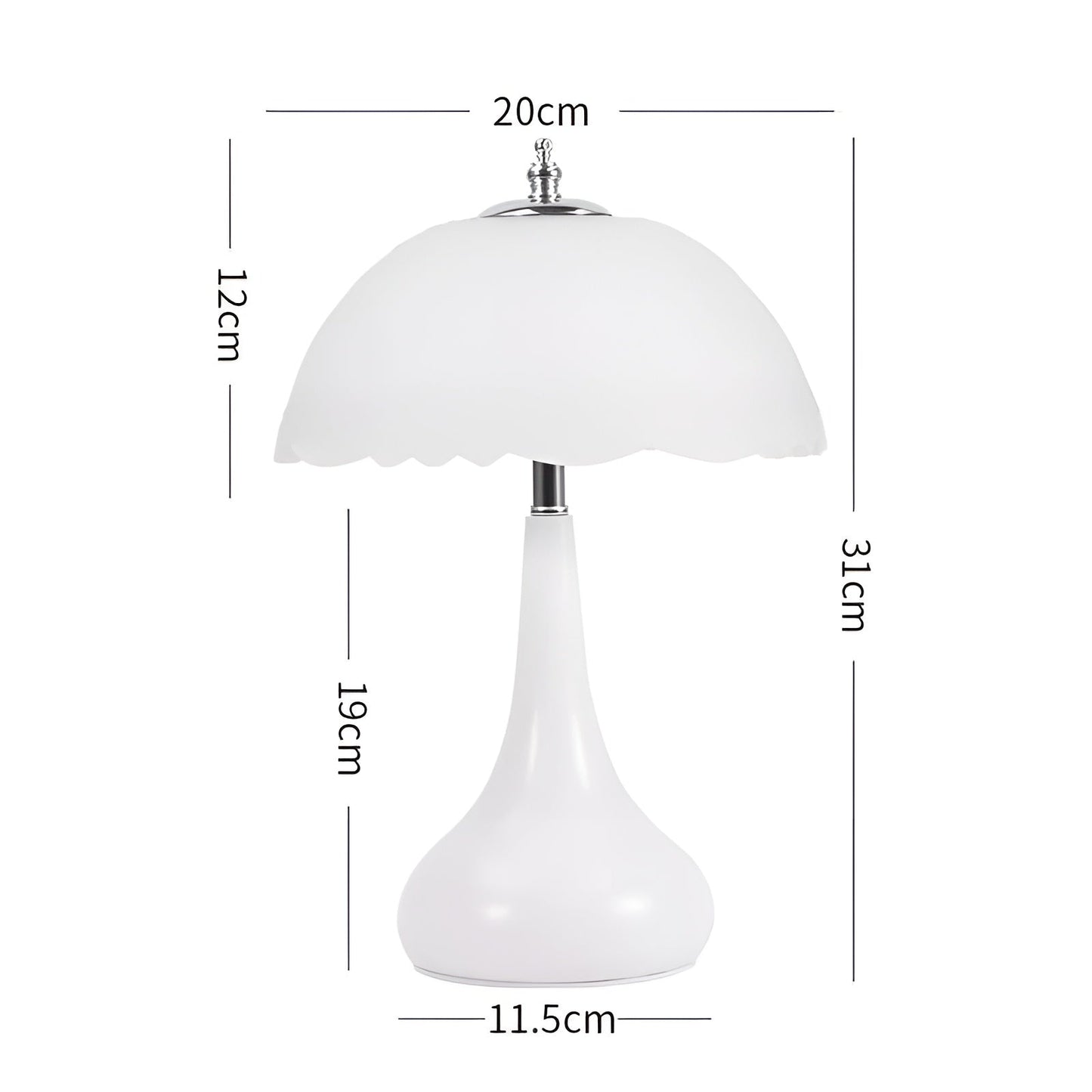 Mushroom Shape LED Dimming Table Lamp in Soft Colors