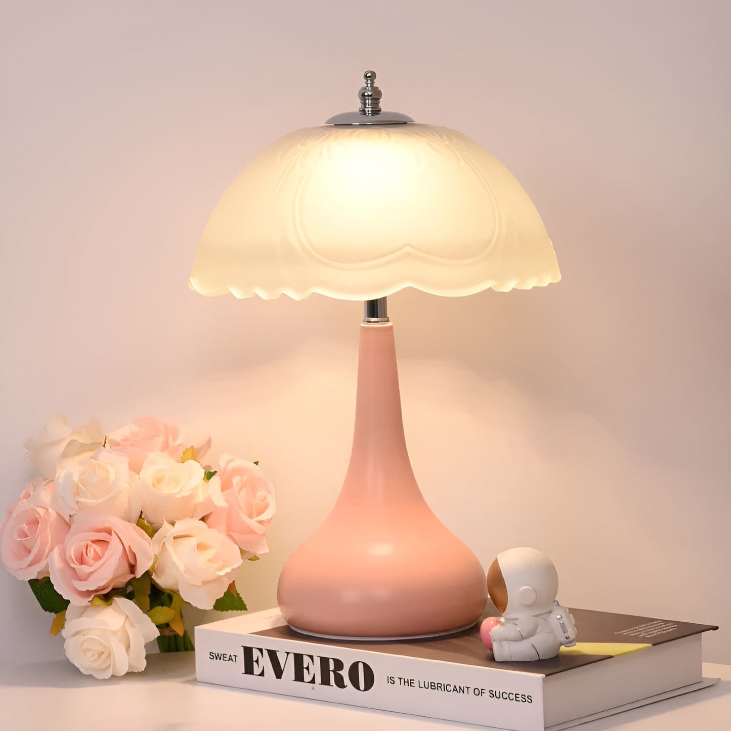 Mushroom Shape LED Dimming Table Lamp in Soft Colors