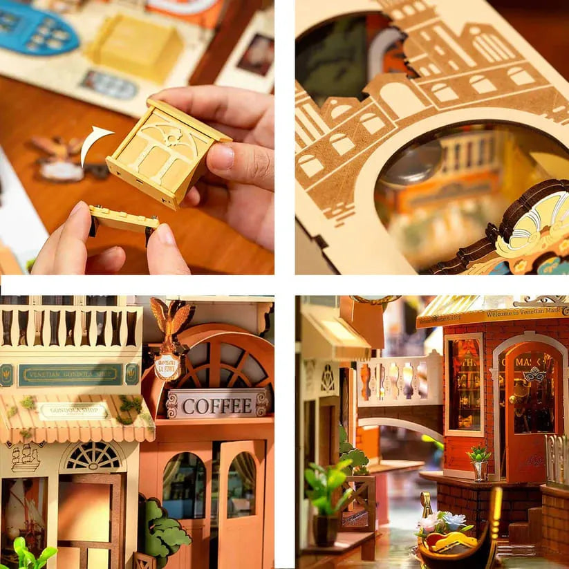DIY Venice-Themed Building Kit with Dust Cover