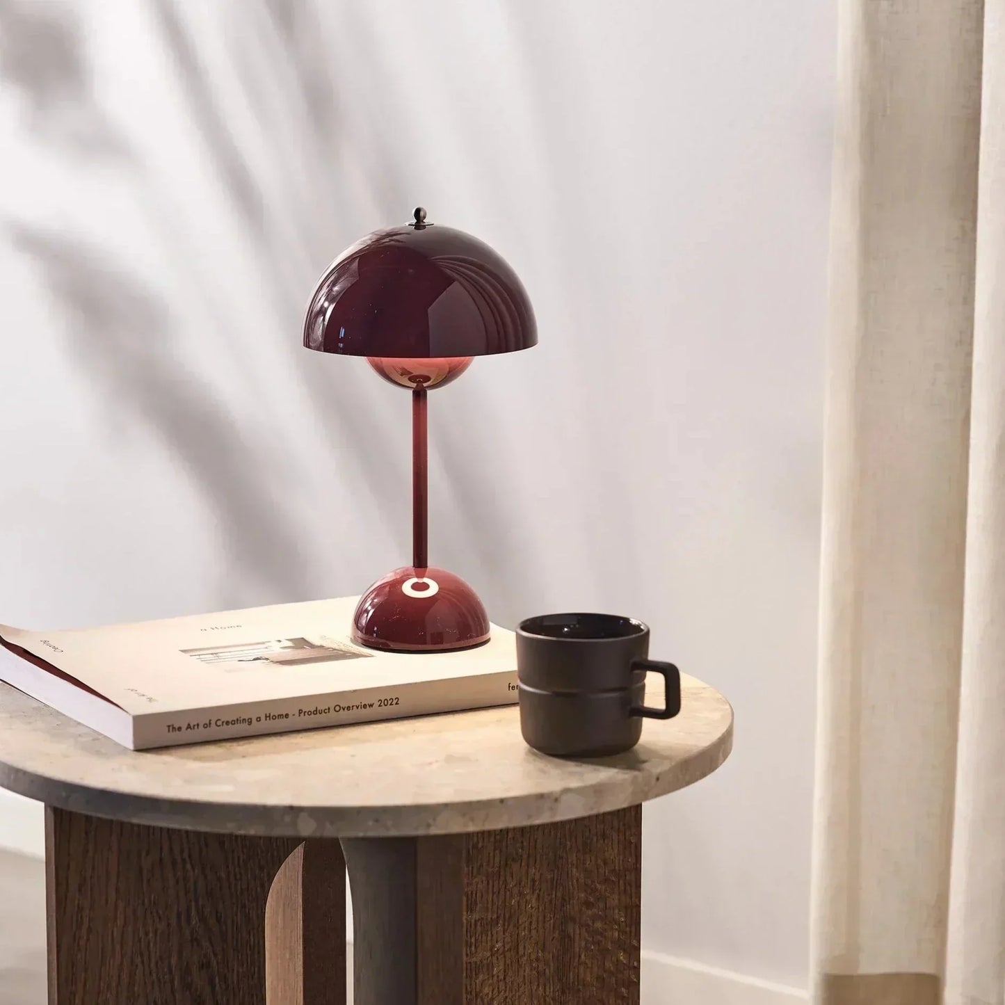 Mushroom Shaped LED Lamp for Warm Ambient Lighting
