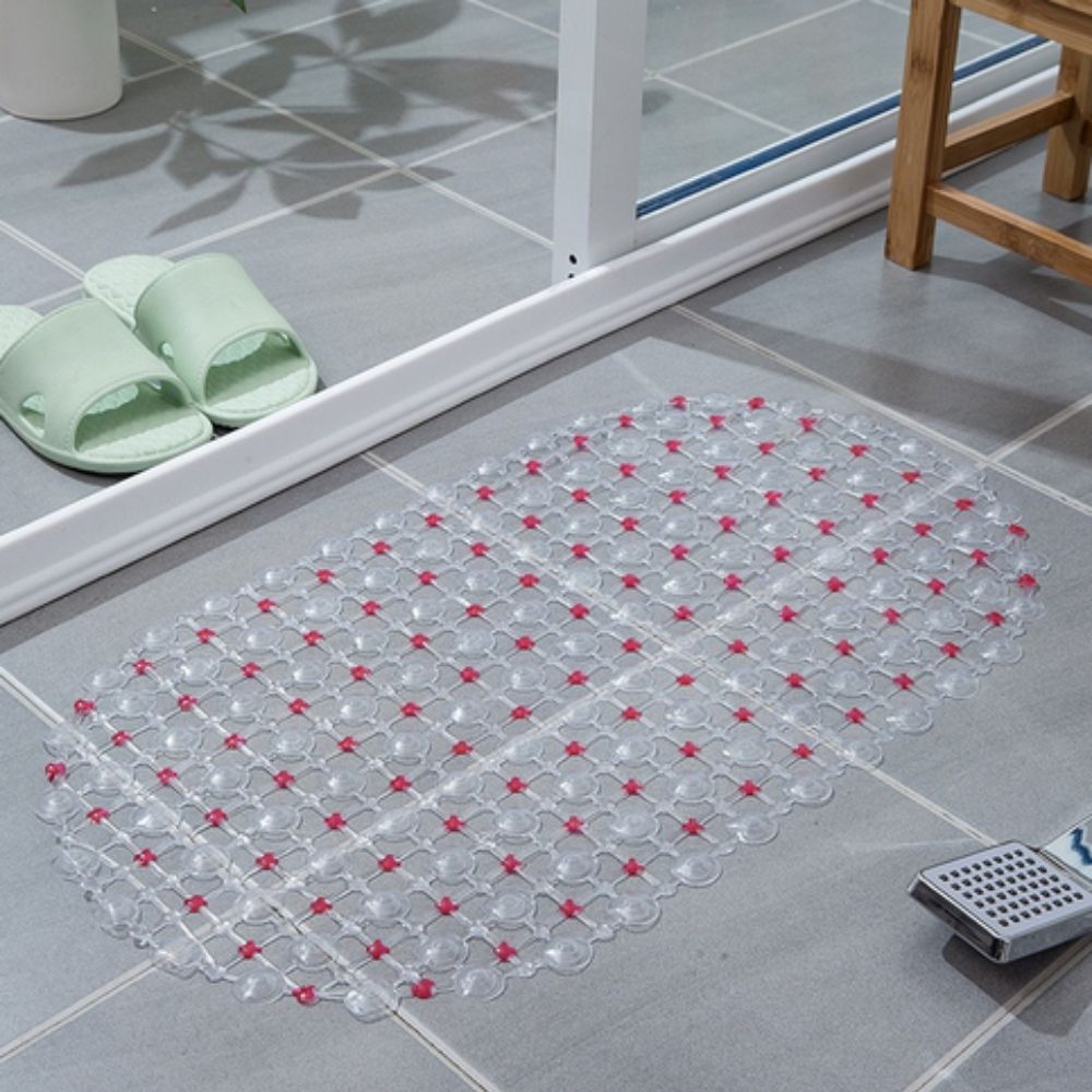 Non-Slip PVC Shower Mat with Suction Cups