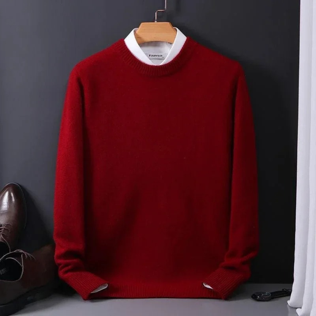 Thierry | Round Neck Wool Sweater
