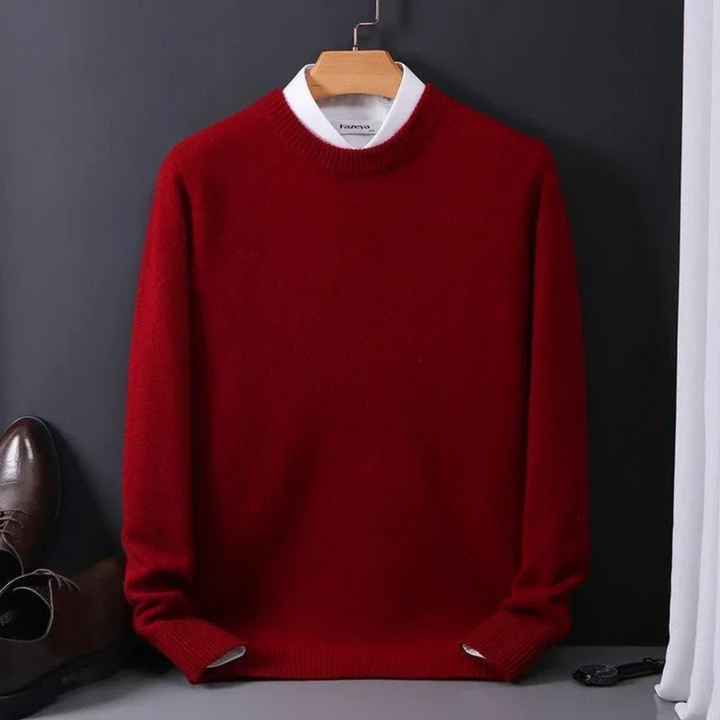 Thierry | Round Neck Wool Sweater