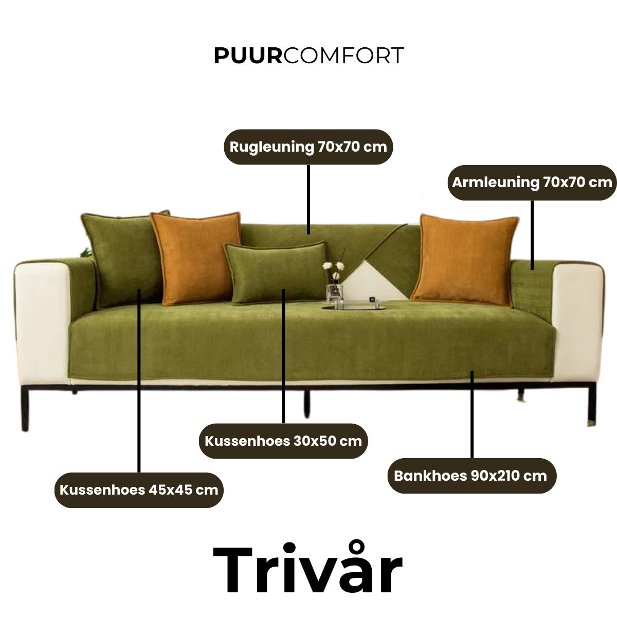 Durable Stretch Sofa Cover with Anti-Slip Design