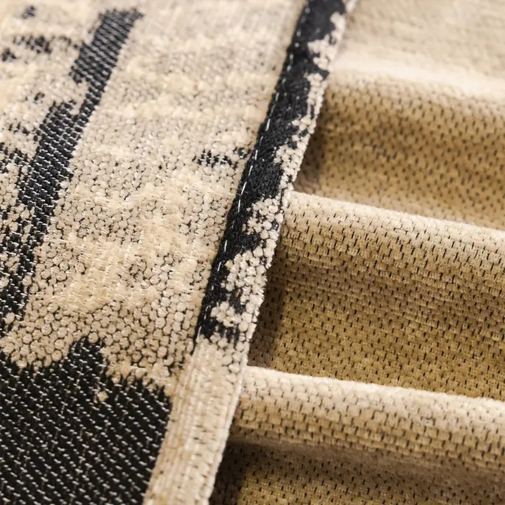Rustic Chenille Sofa Cover with Non-Slip Texture