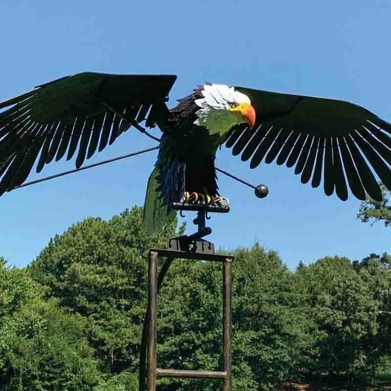 Metal Eagle Wing Wind Spinner