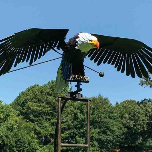 Metal Eagle Wing Wind Spinner