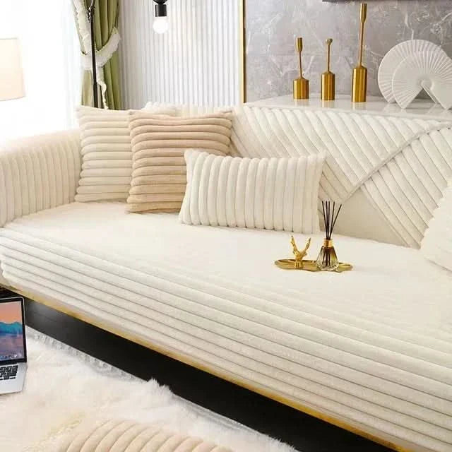 Waterproof Slip-Resistant Sofa Cover in Premium Polyester