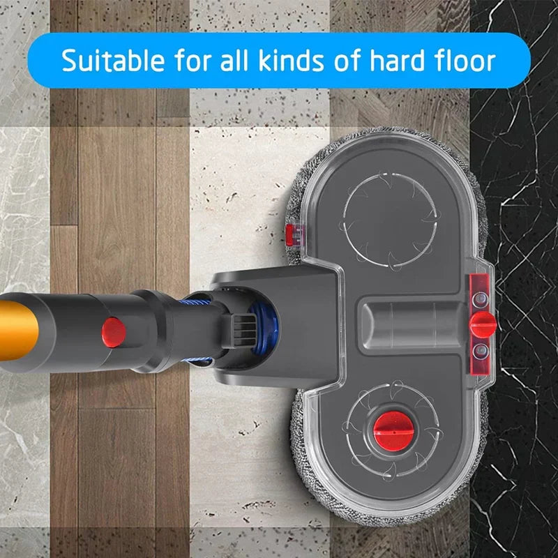 Slim Electric Mop Head for Hardwood, Tile, and Laminate Floors