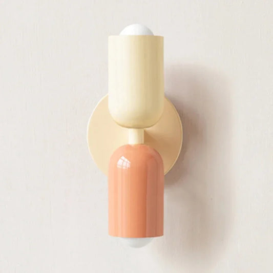 Modern Cream Double Head LED Wall Lamp