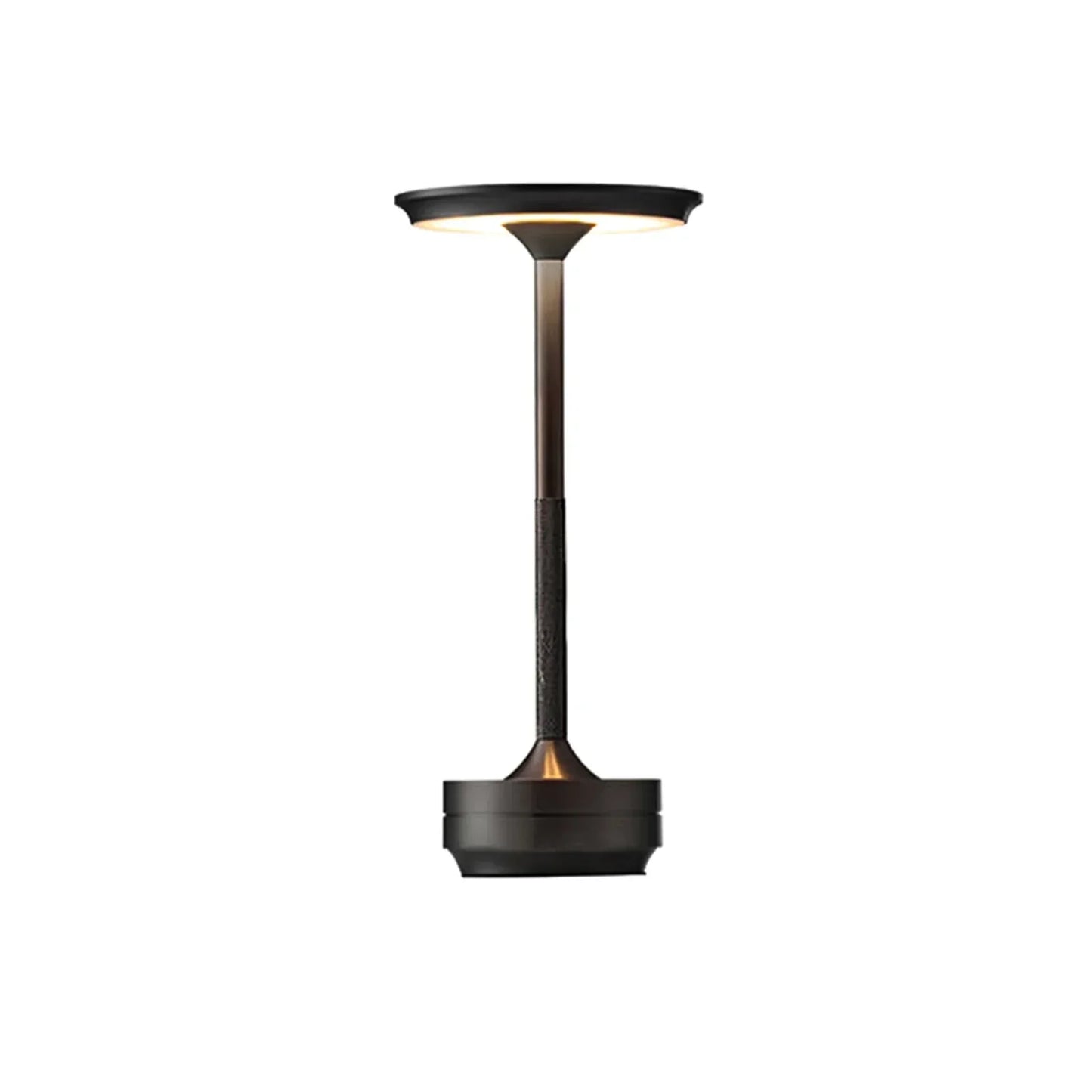 Cordless Rechargeable Touch Control Table Lamp with Dimmable LED and Stainless Steel Finish