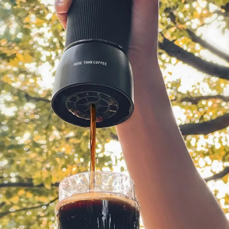 Portable 18 Bar Manual Coffee Machine for Outdoor Use