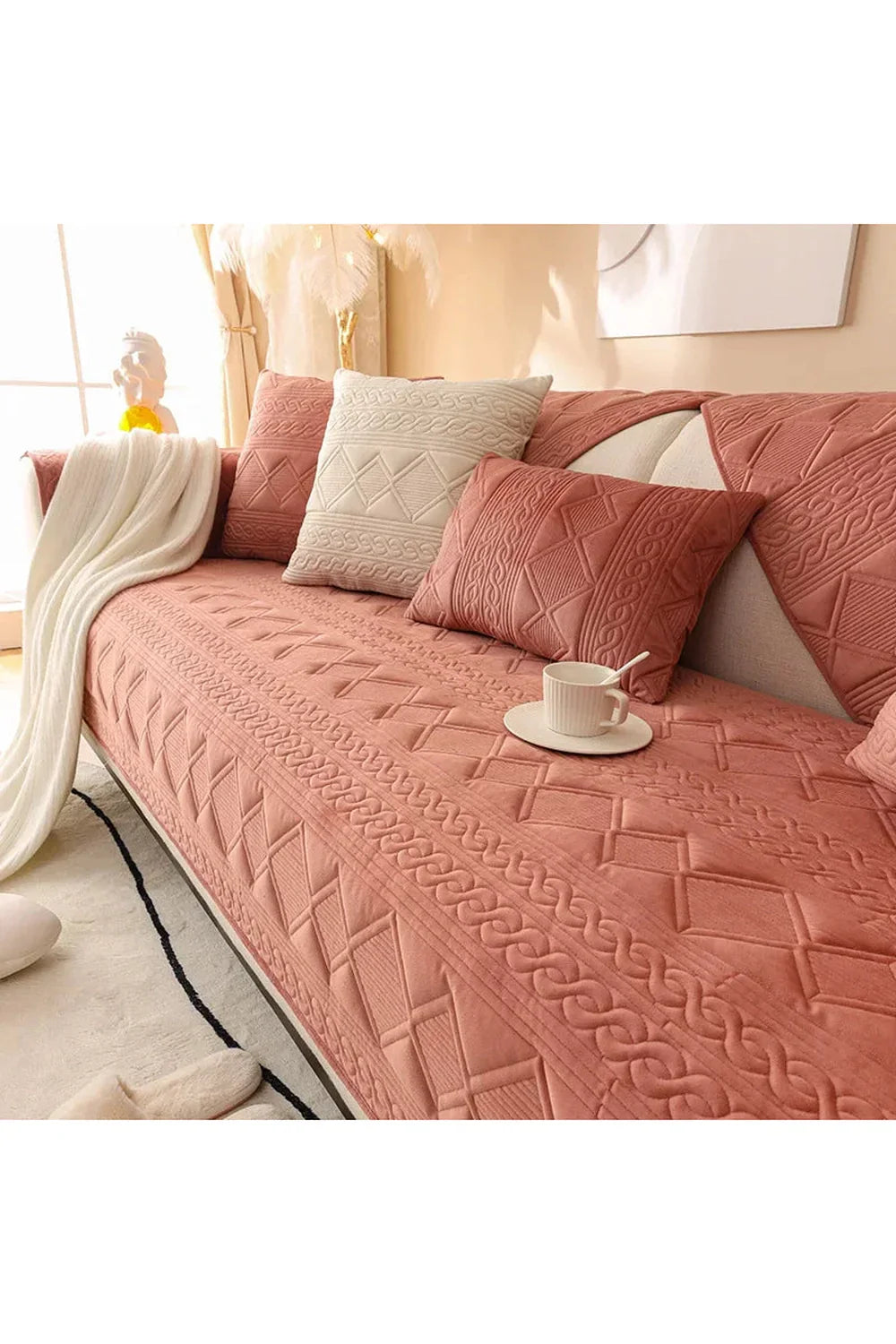 Dutch Velvet Polyester Sofa Cover