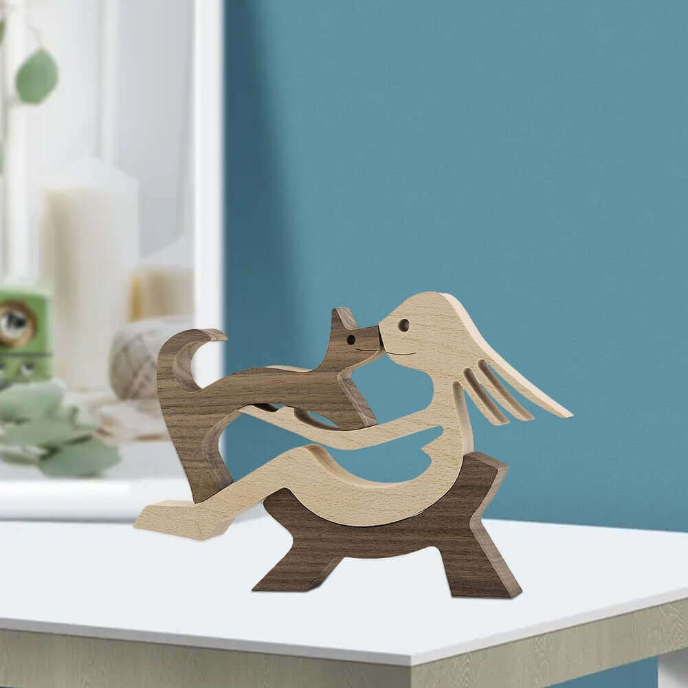 Danish Hand-Carved Wooden Animal Ornaments