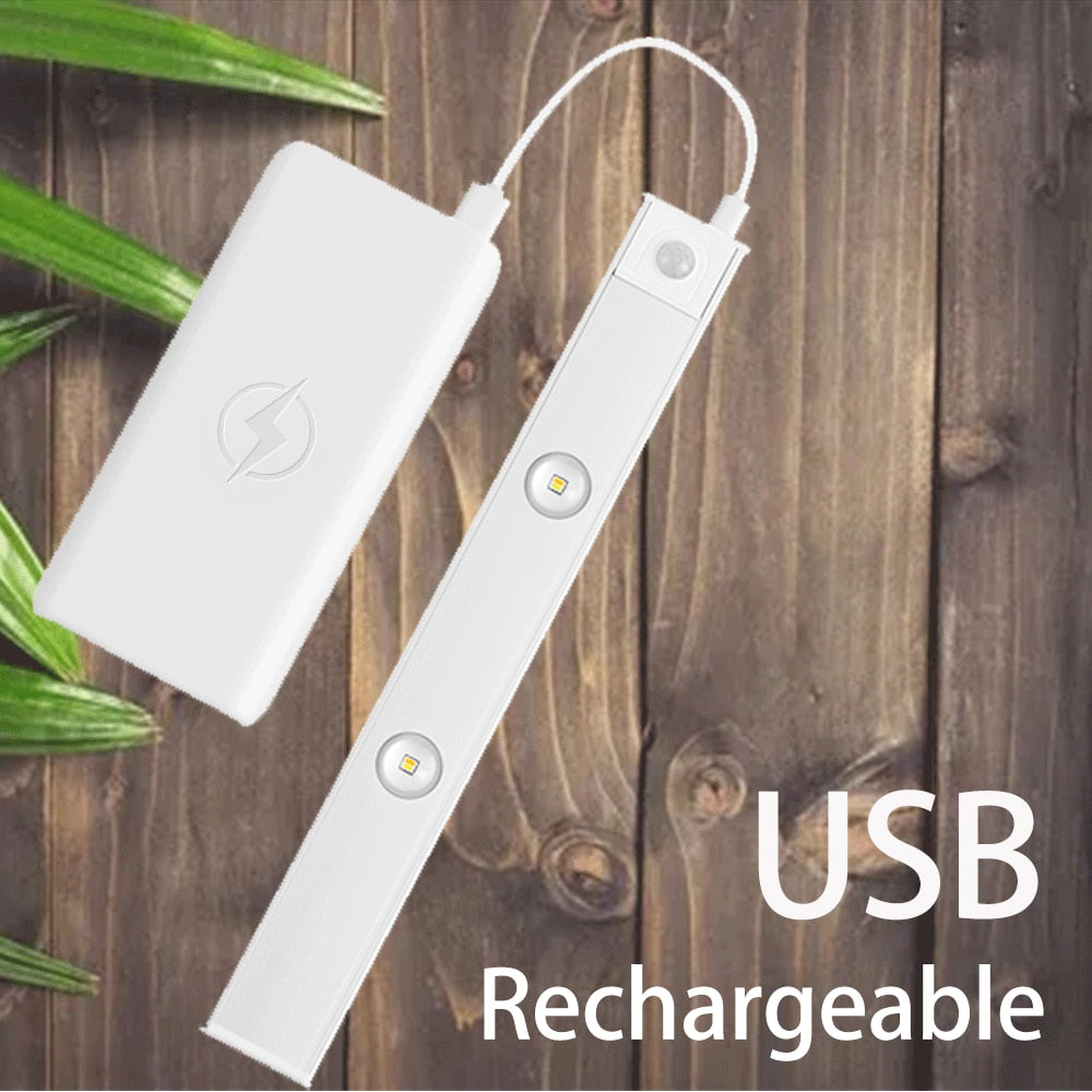 Rechargeable Motion Sensor LED Lights with Dimming and Color Options