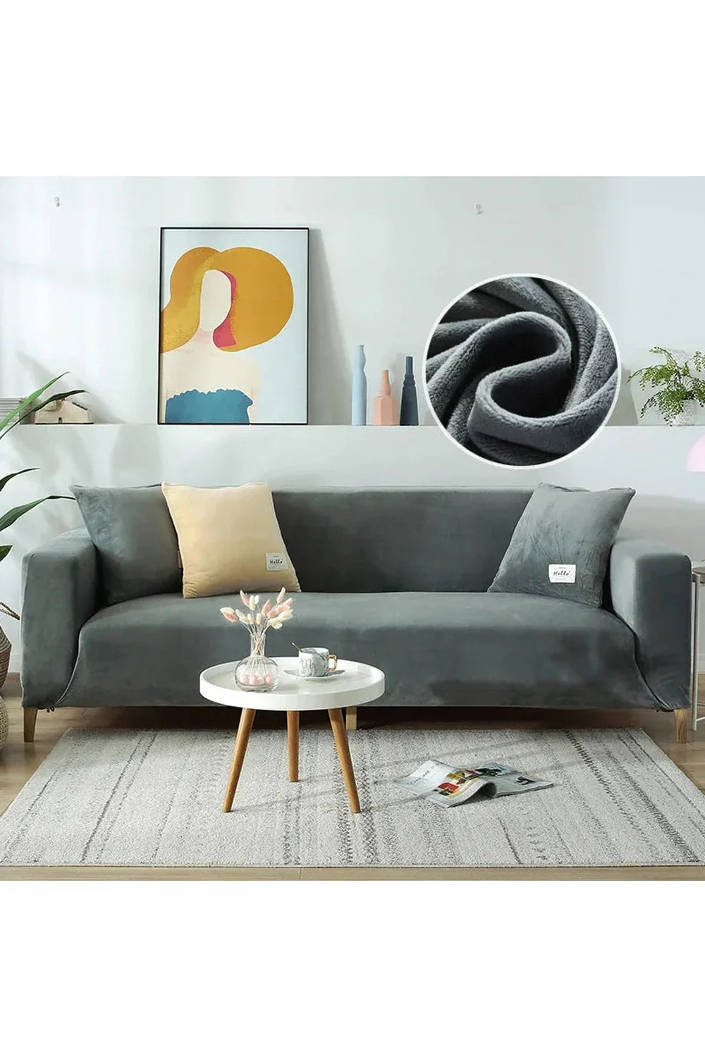 Stretch Polyester Armchair Sofa Cover