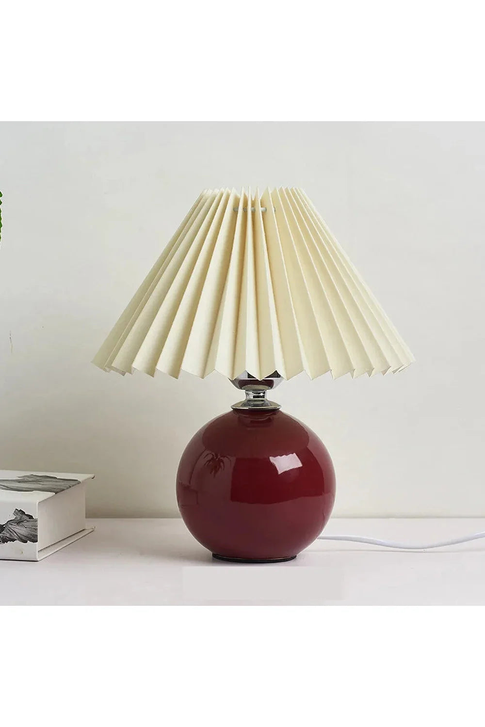 Vintage Ceramic Folding Table Lamp
