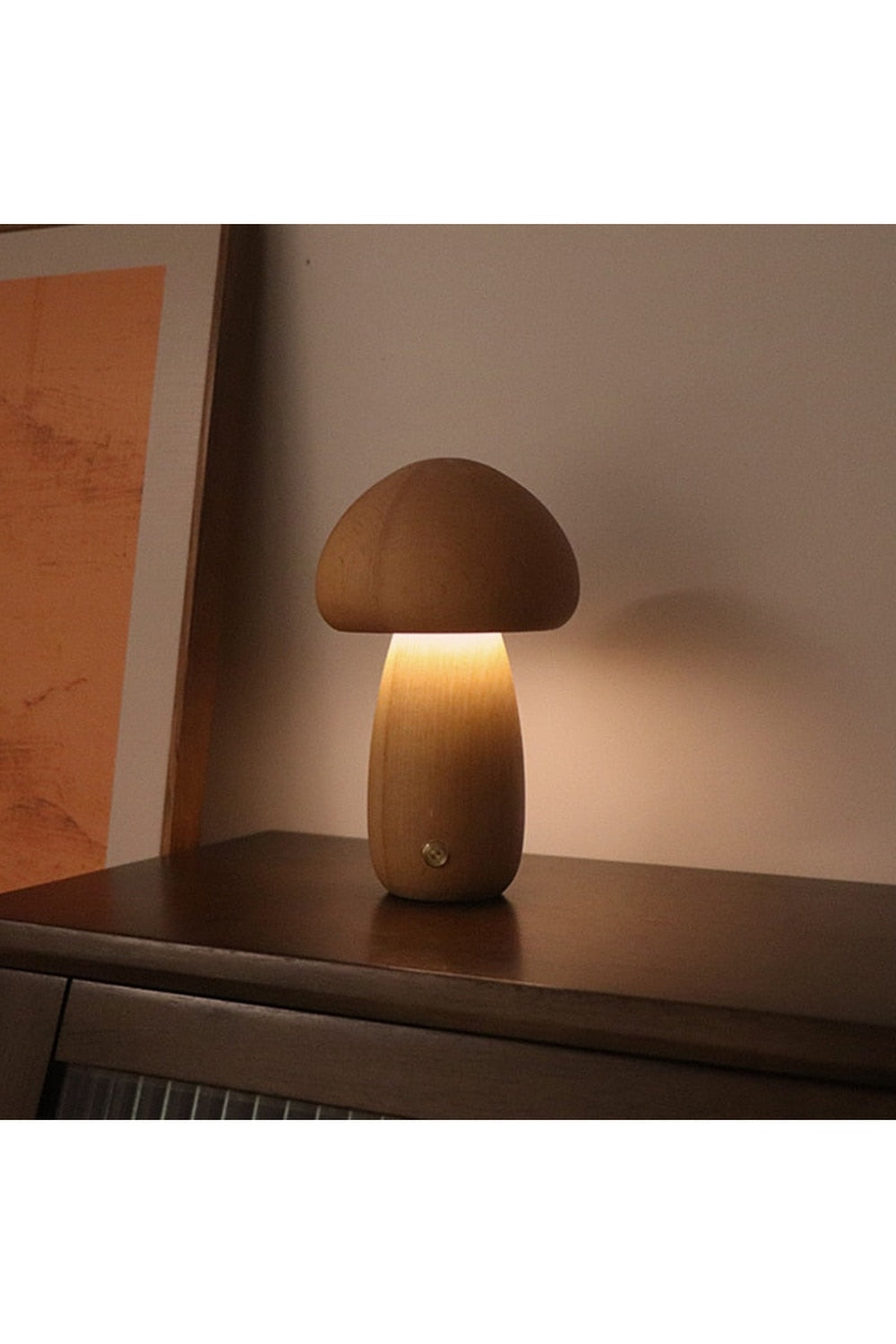 Epoxy Resin Mushroom Night Light