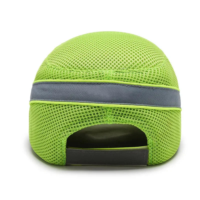 Red Safety Bump Cap with ABS Shell and Breathable Mesh
