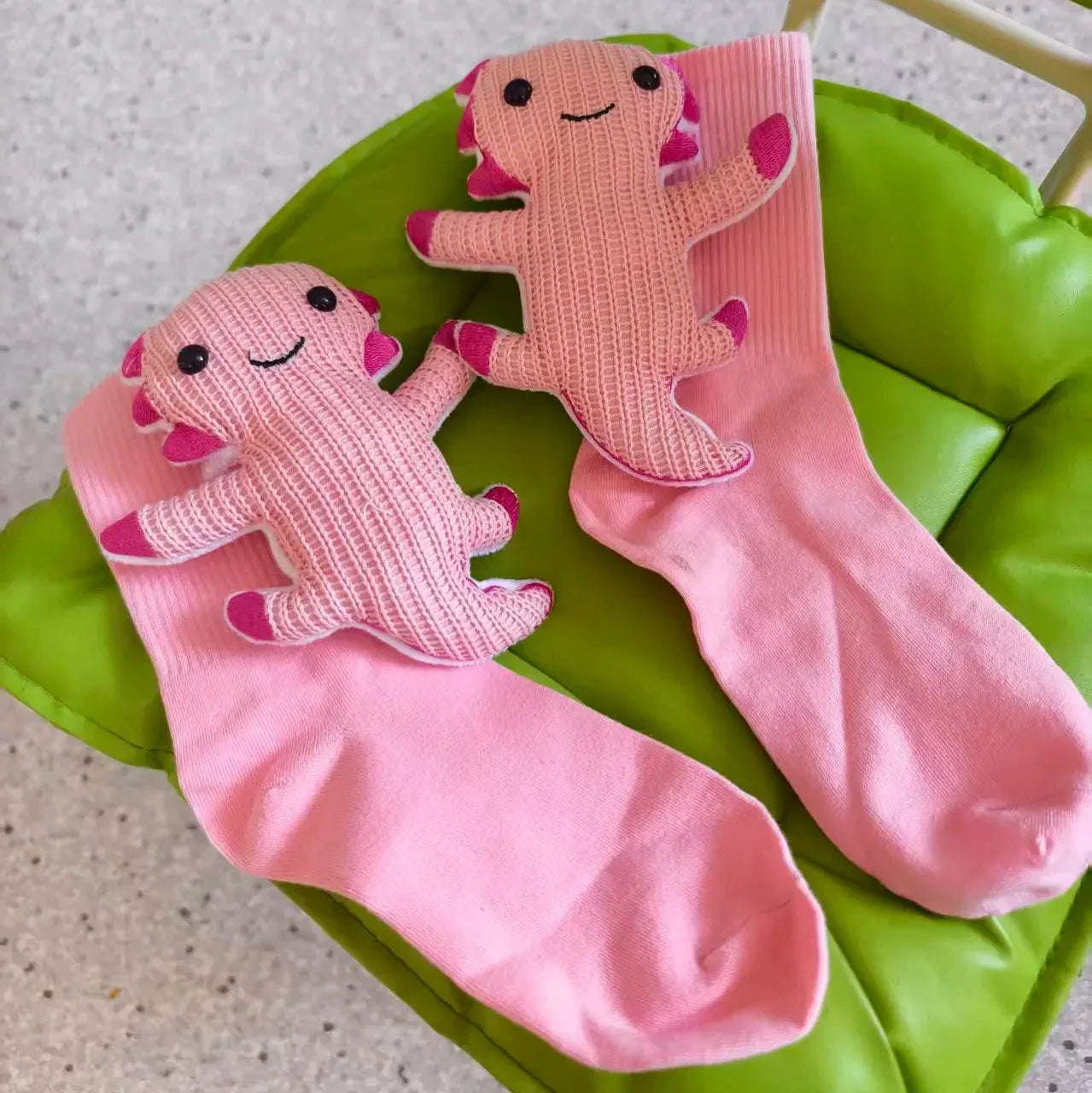 Cozy 3D Animal House Socks with Non-Slip Sole