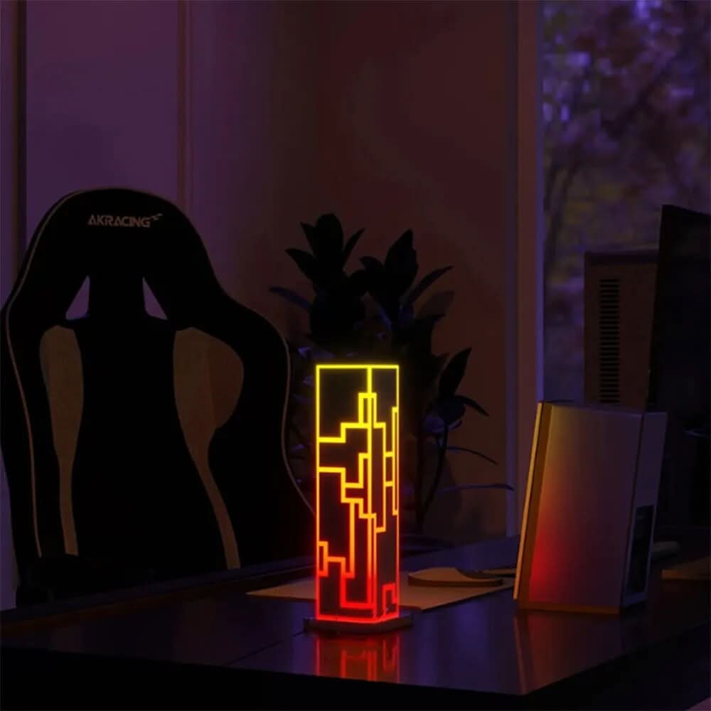 Ceramic Table Lamp with Warm White Light