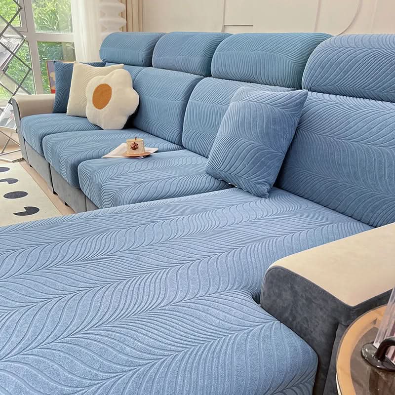Elegant Jacquard Non-Slip Sofa Cover in Premium Polyester