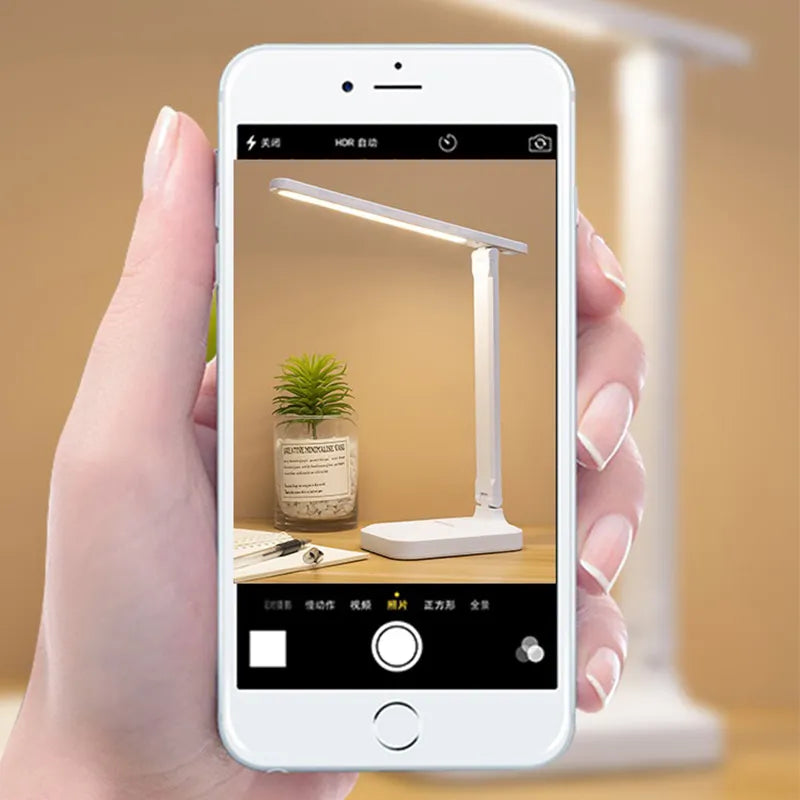 6000mAh Rechargeable LED Desk Lamp with Touch Control and 3 Color Modes
