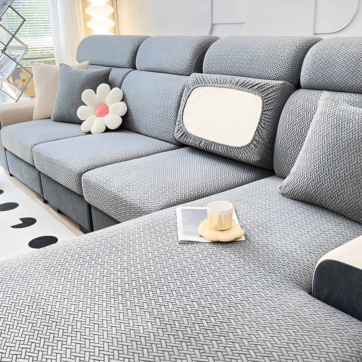 Water-Repellent Stretch Sofa Cover for All-Around Protection