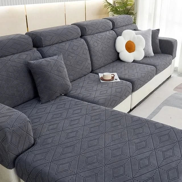 Elegant Jacquard Non-Slip Sofa Cover