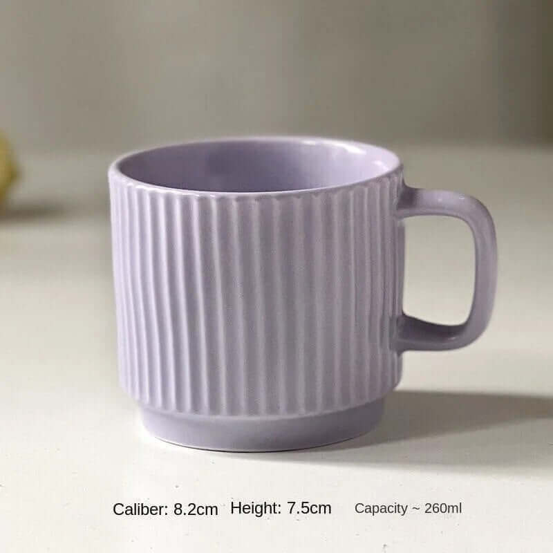 Nordic Macaron Ceramic Coffee Mug - 260ml