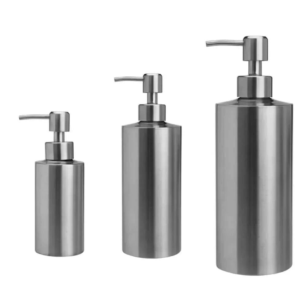 Stainless Steel Hand Pump Soap Dispenser 250ml 350ml 550ml