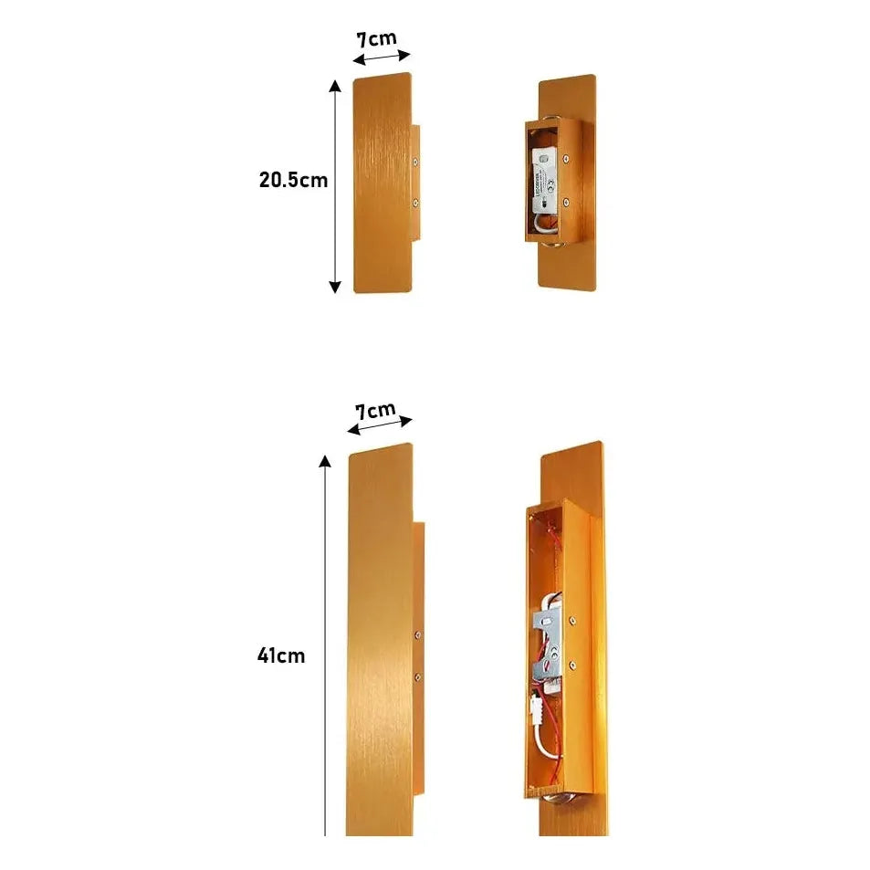 Weatherproof Aluminum LED Wall Lamp for Outdoor Use