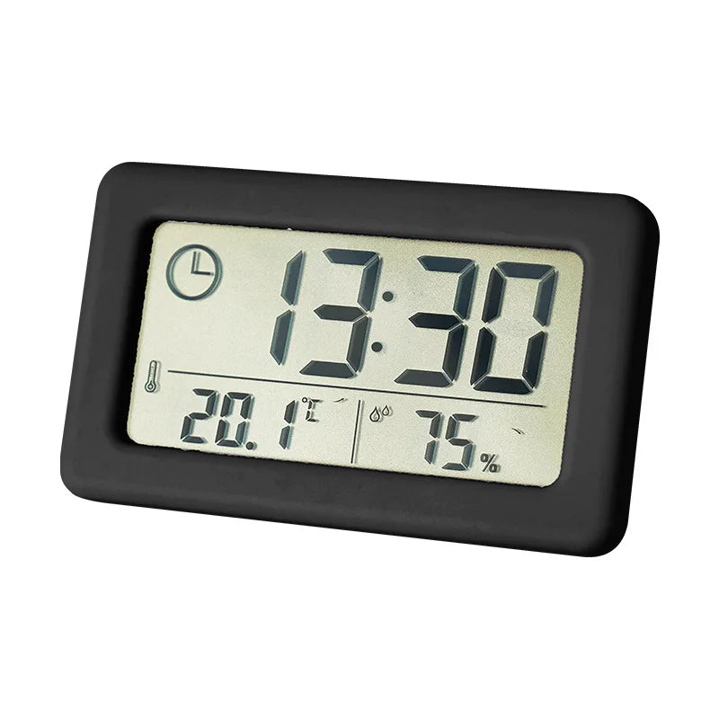 Curved LED Digital Alarm Clock with Snooze and Mirror Finish