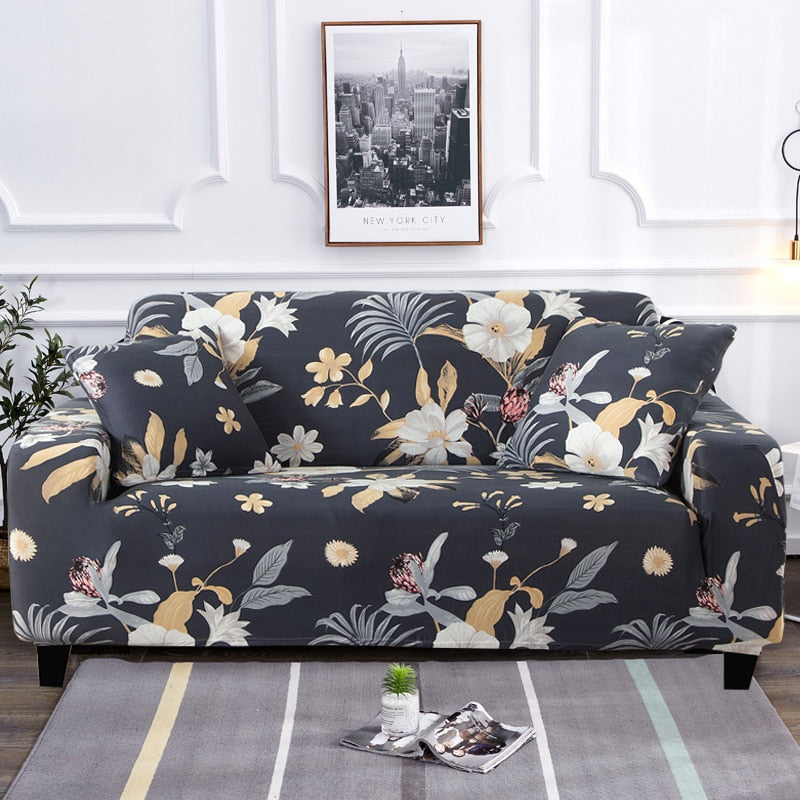 Modern Non-Slip Colorful Elastic Sofa Cover 35-118 Inch