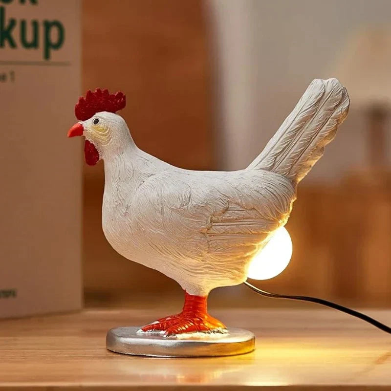 Decorative Chicken Night Light Lamp for Easter Party Ornaments