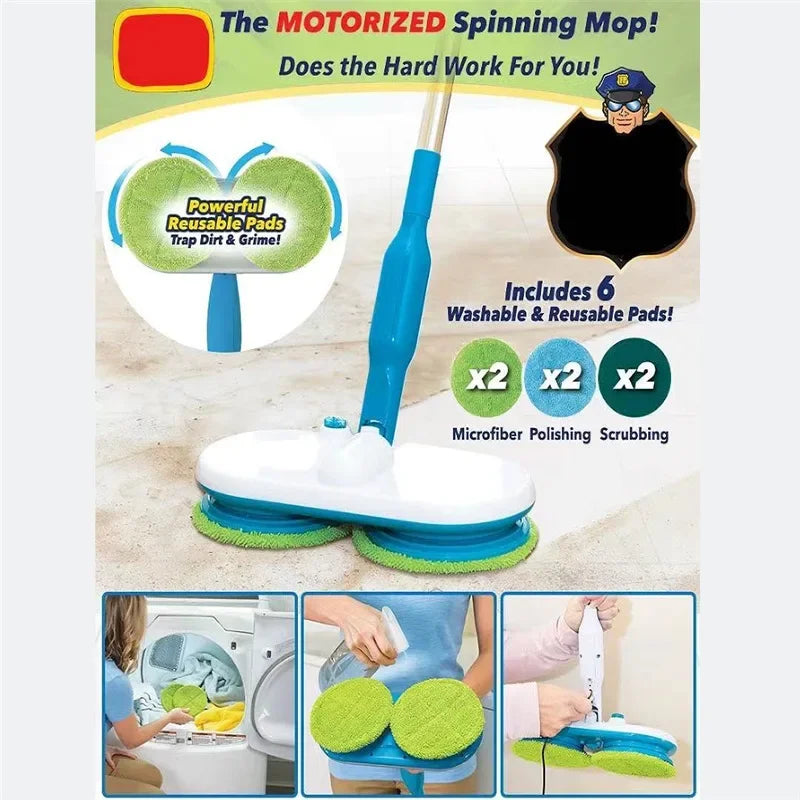 Cordless Electric Mop with Microfiber Pads