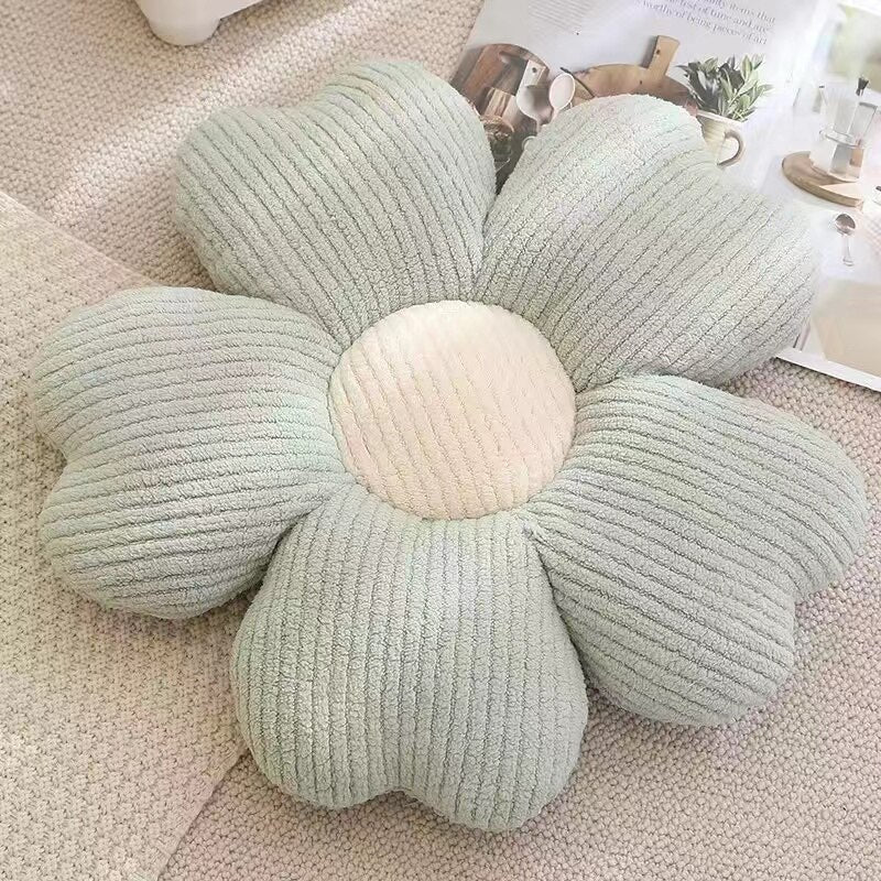Fluffy Clover Flower Decorative Pillow