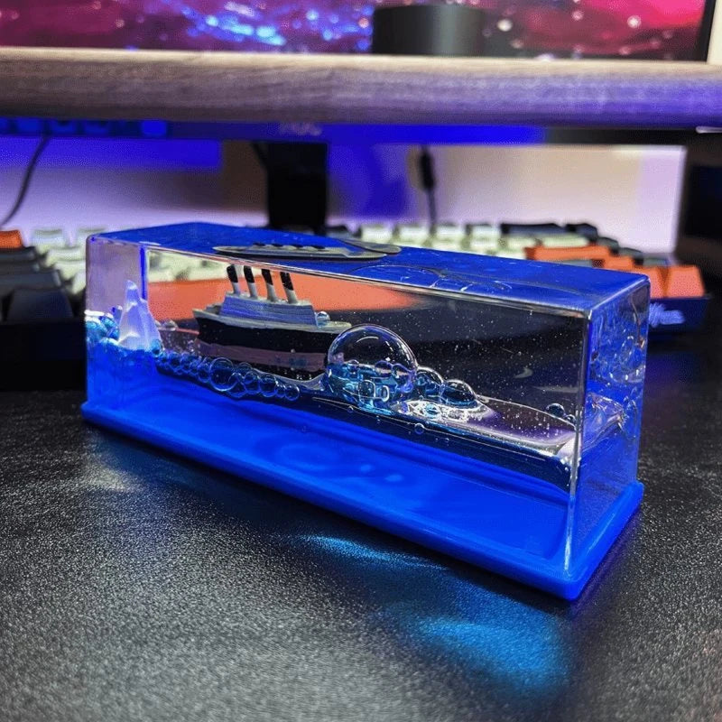 Acrylic Unstoppable Vessel Decorative Ship