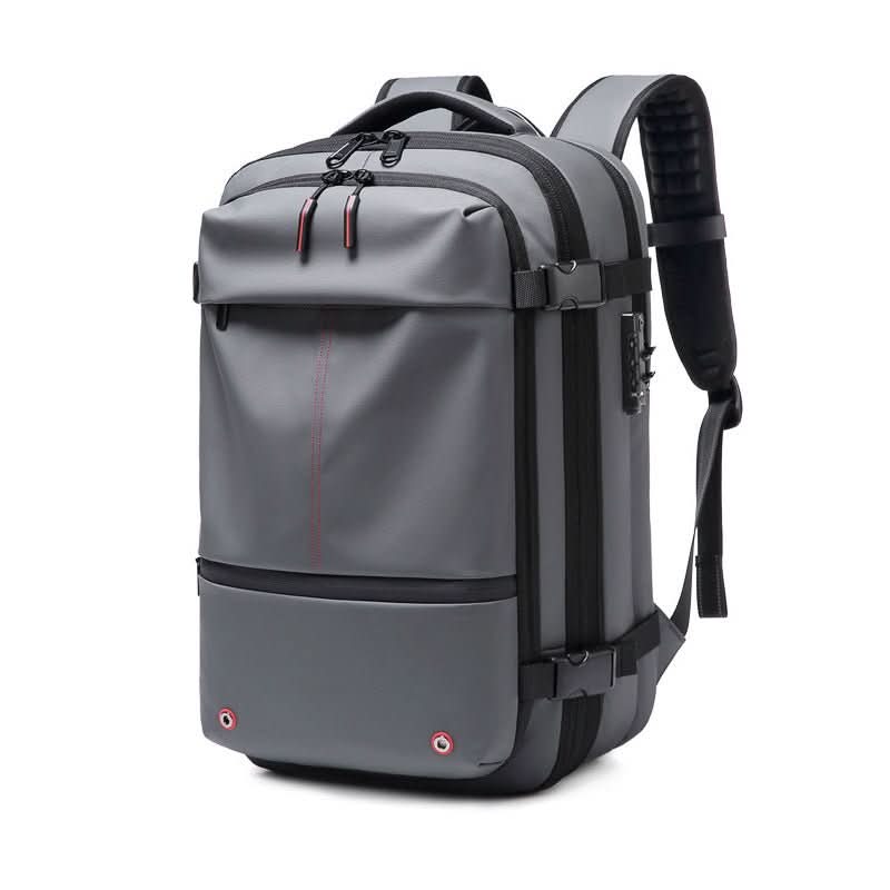 Compressible Travel Laptop Backpack with Padded 17.3" Compartment