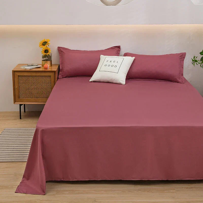 100% Linen Fitted Bed Sheet for Comfortable Sleep