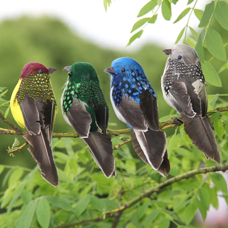 Realistic Feathered Bird Outdoor Decoration