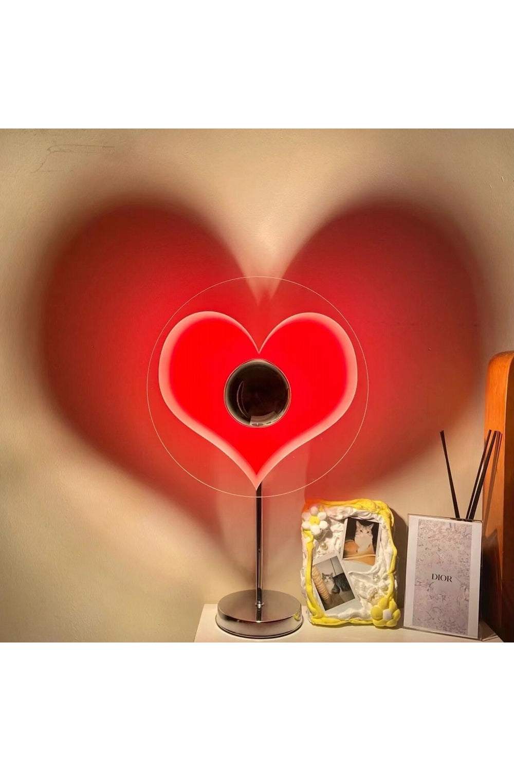 Rainbow Projector Night Light - Steel Design