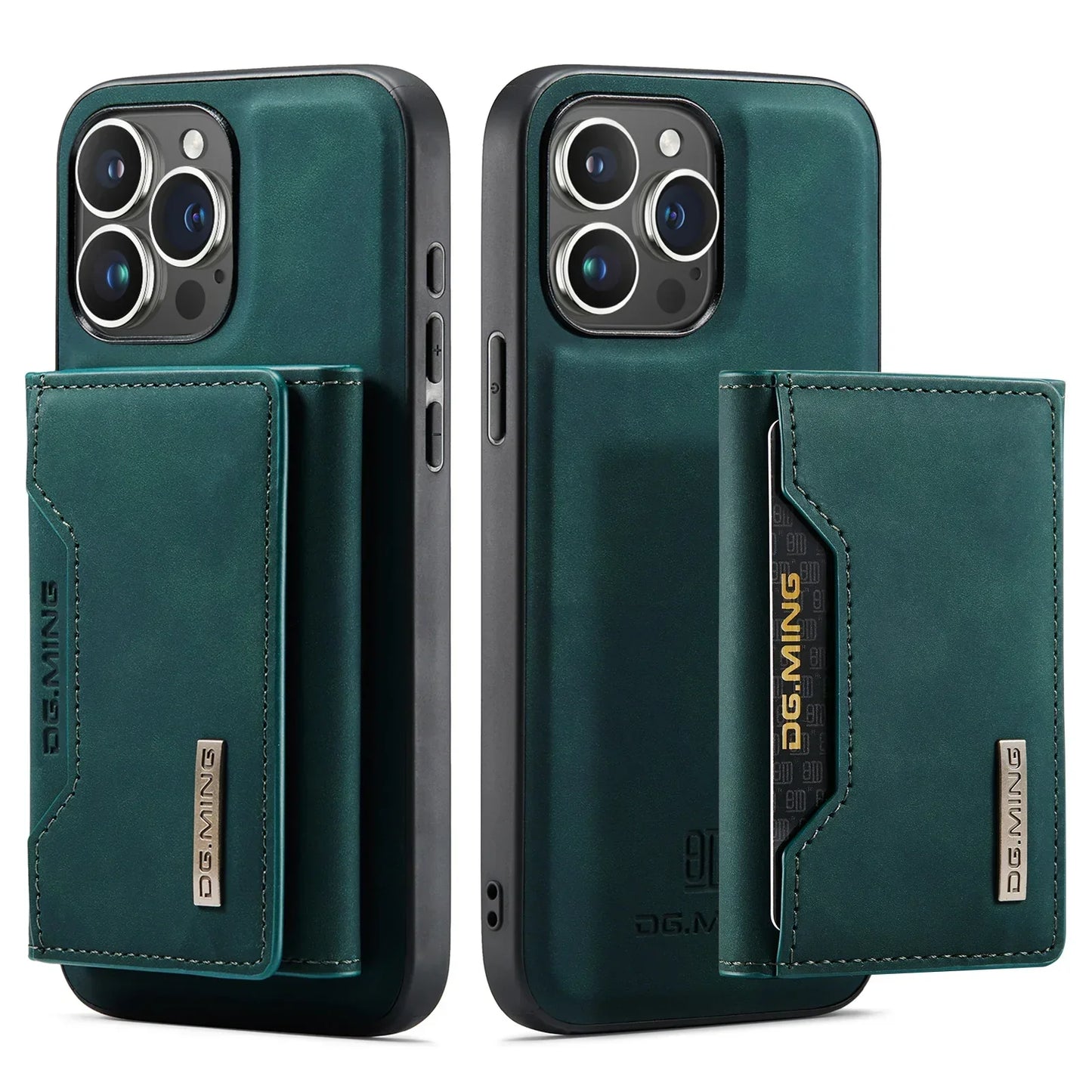 2-in-1 Magnetic iPhone Case with Detachable Leather Wallet