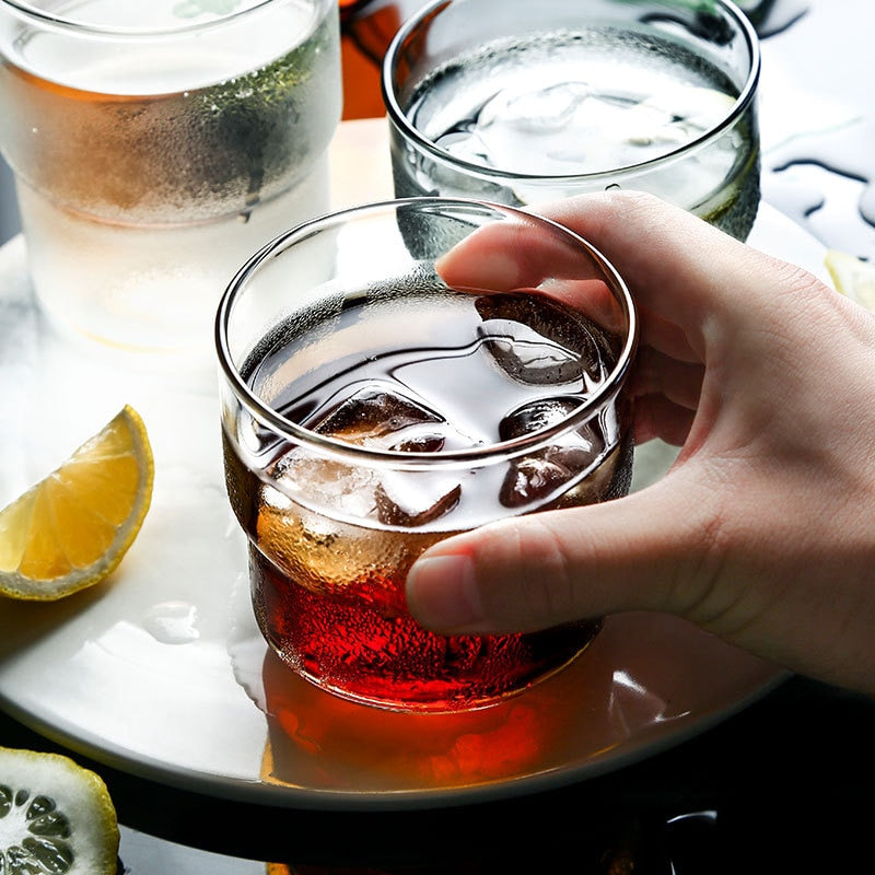 Stackable Borosilicate Drinking Glasses - Eco-Friendly, Dishwasher & Microwave Safe